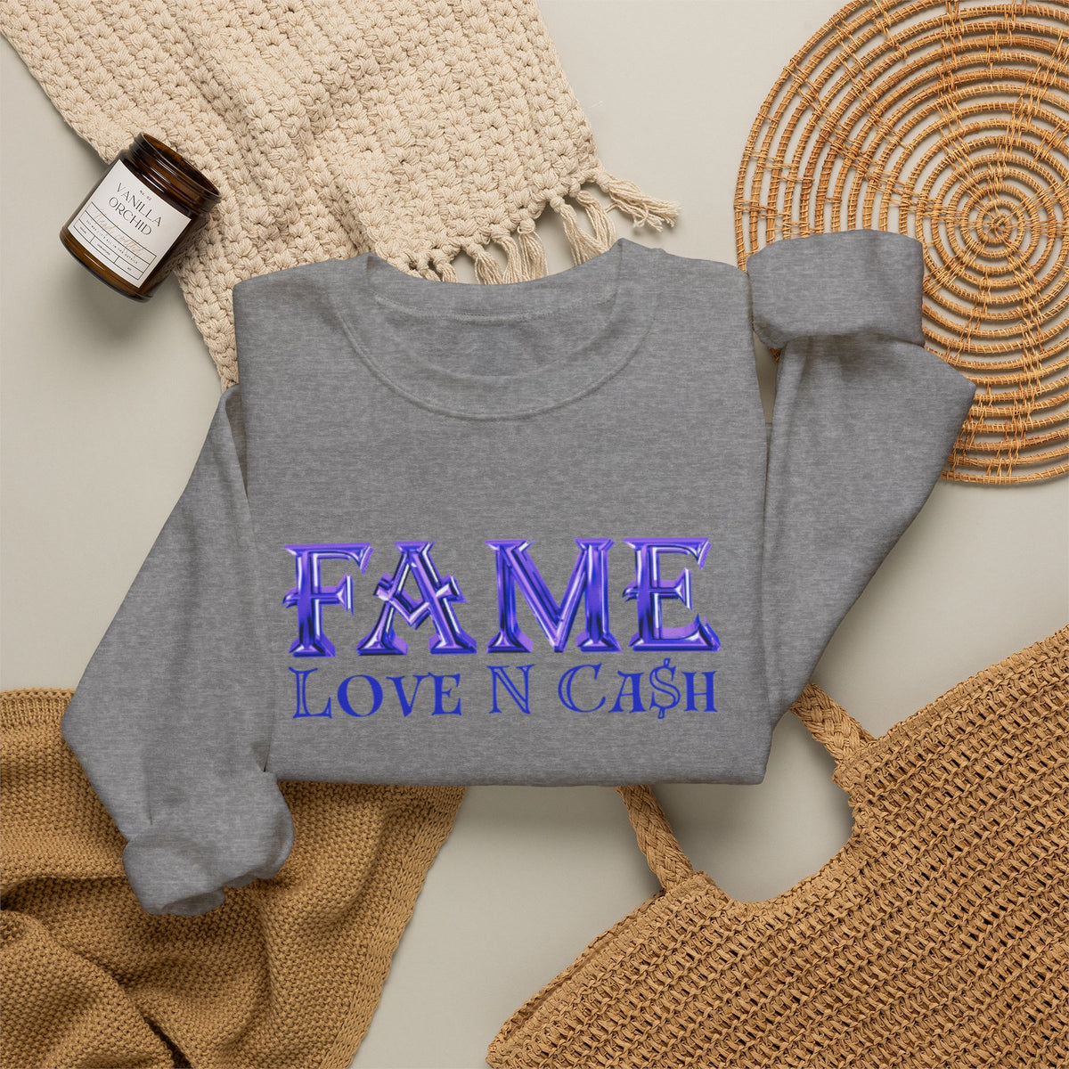 Fame Love N Cash Crewneck Sweatshirt