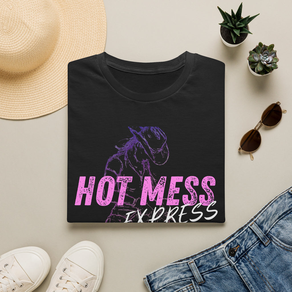 Hot Mess Express T-Shirt — Funny Retro Graphic Tee for Women