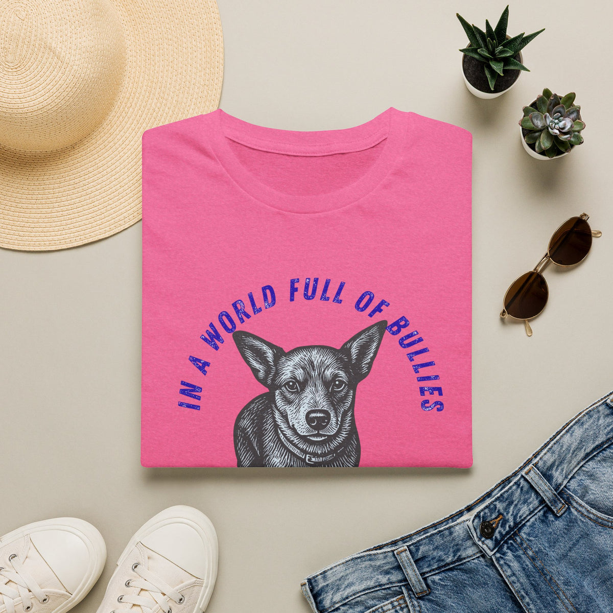In a World Full of Bullies Be a Heeler T-Shirt | Australian Cattle Dog Shirt