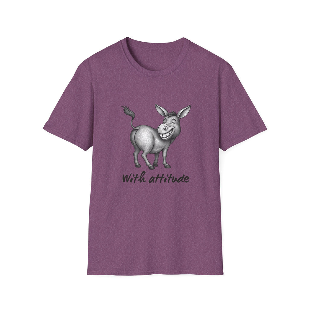 Grinning Donkey With Attitude T-Shirt | Funny Animal Illustration