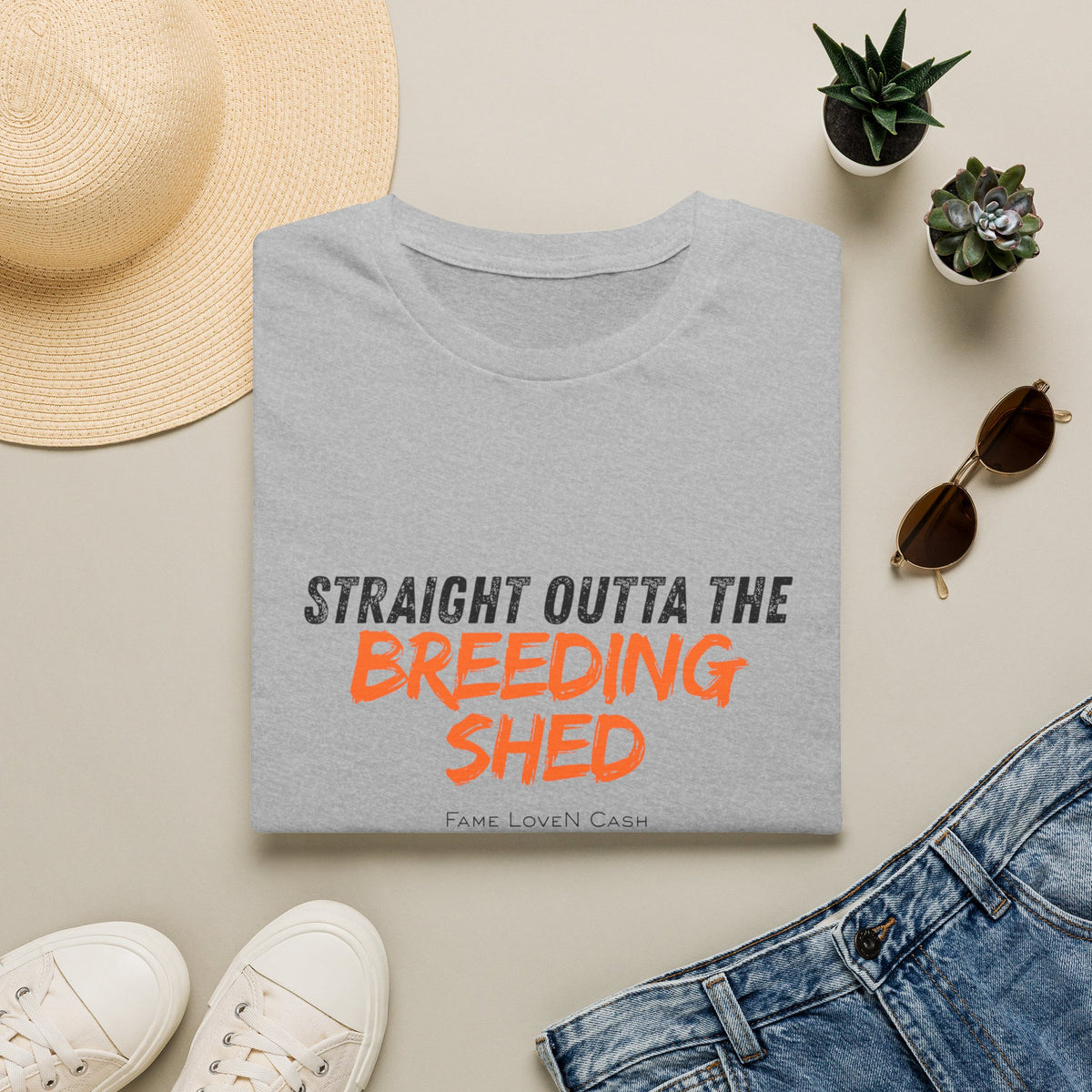 Straight Outta the Breeding Shed T-Shirt | Stallion Life