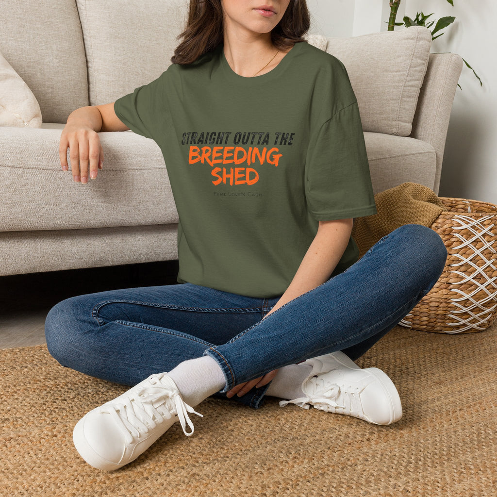 Straight Outta the Breeding Shed T-Shirt | Stallion Life