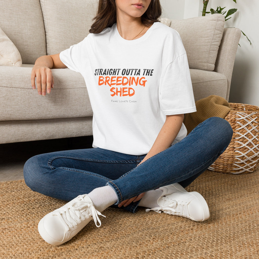 Straight Outta the Breeding Shed T-Shirt | Stallion Life