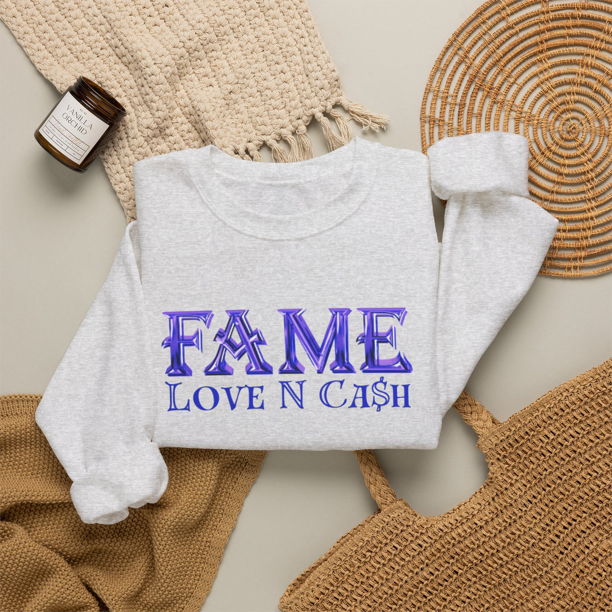 Fame Love N Cash Crewneck Sweatshirt