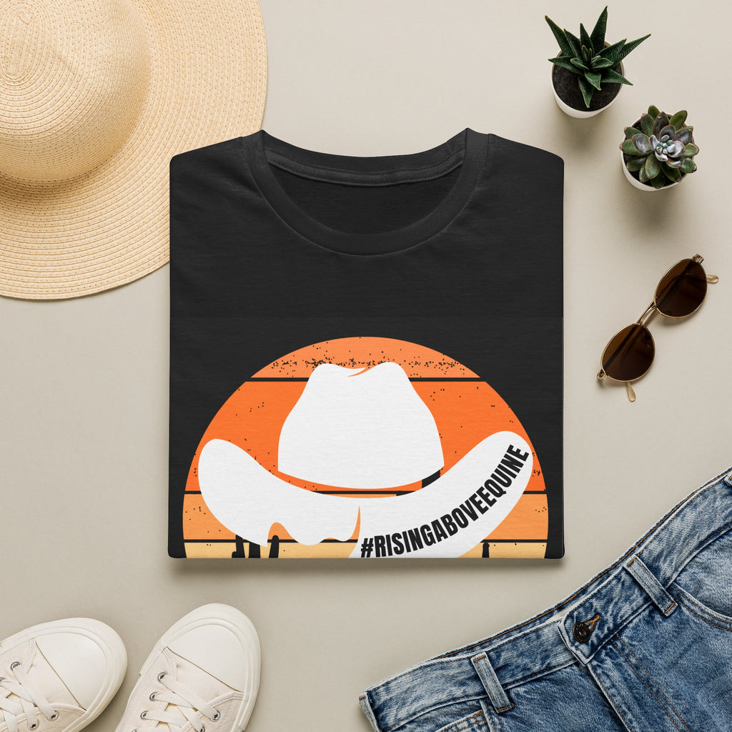 Cowboy Hat Sunset T-Shirt | #RisingAboveEquine Graphic Tee