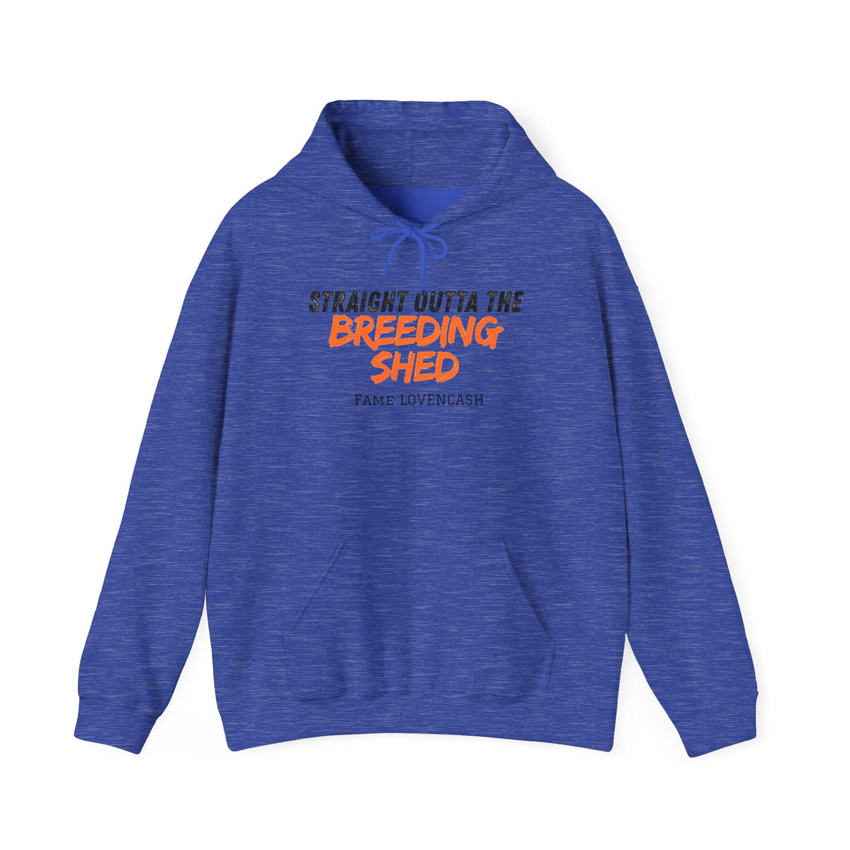 Breeding Shed Hoodie — "Straight Outta the Breeding Shed" Farm Livestock Sweatshirt