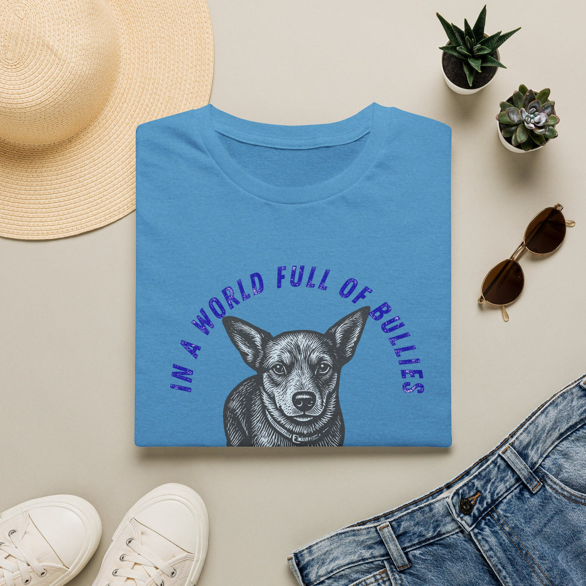 In a World Full of Bullies Be a Heeler T-Shirt | Australian Cattle Dog Shirt
