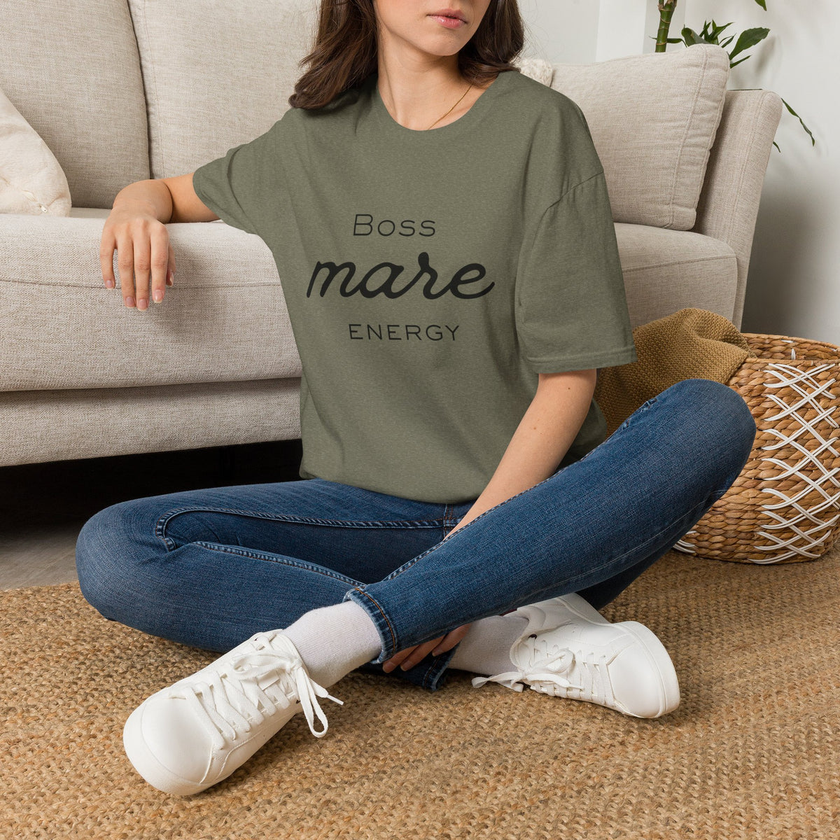 Boss Mare Energy T-Shirt | Horse Mom Tee