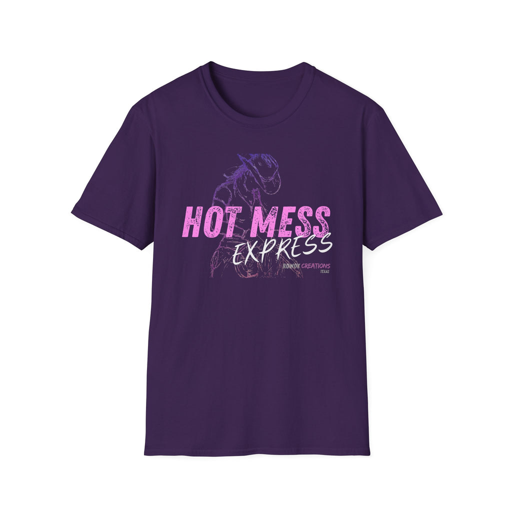 Hot Mess Express T-Shirt — Funny Retro Graphic Tee for Women