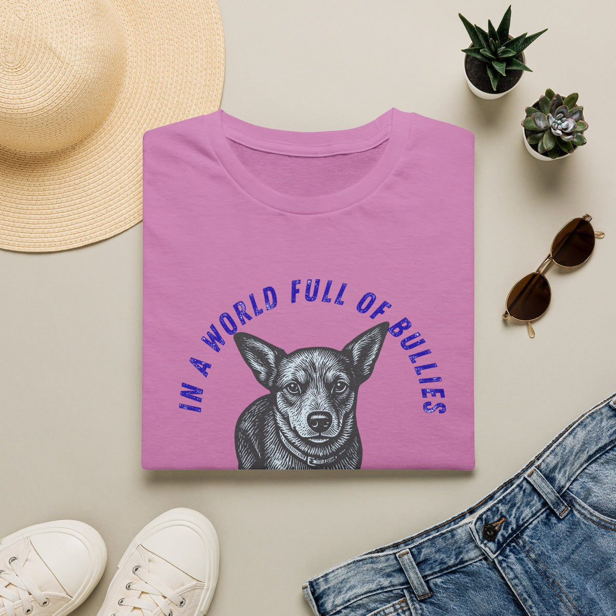 In a World Full of Bullies Be a Heeler T-Shirt | Australian Cattle Dog Shirt