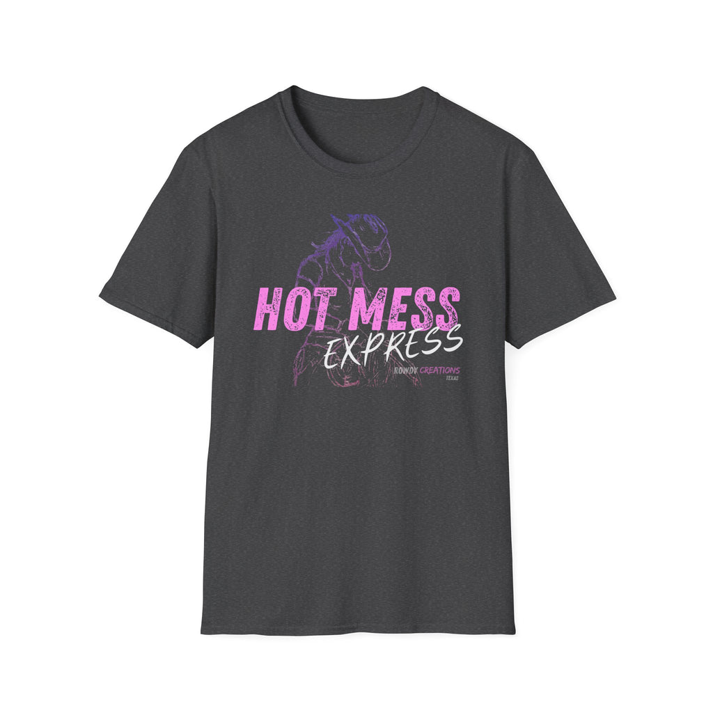 Hot Mess Express T-Shirt — Funny Retro Graphic Tee for Women