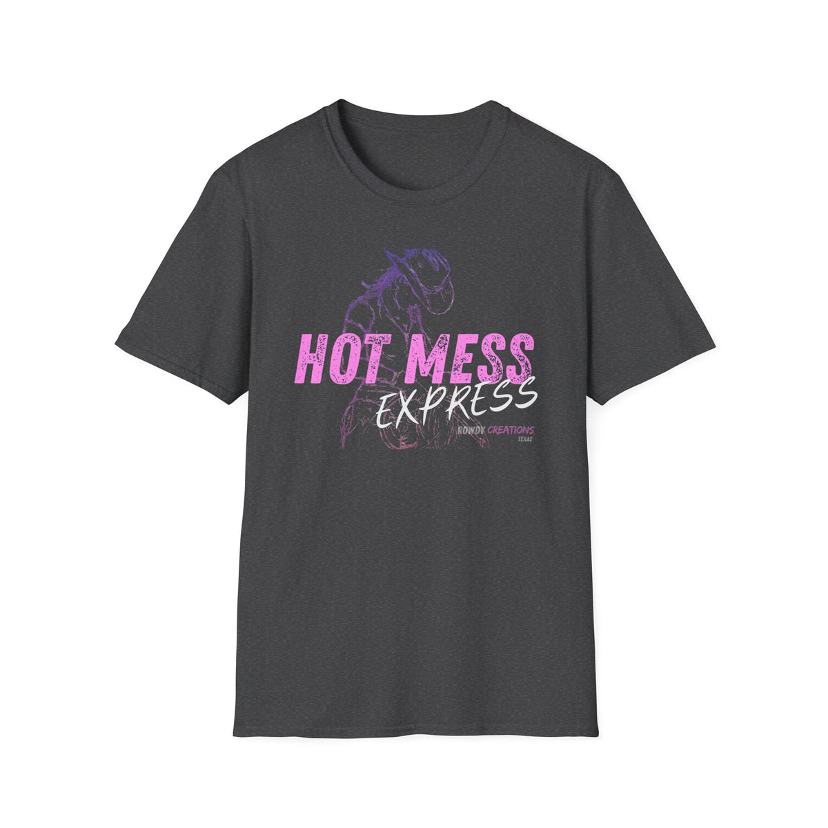 Hot Mess Express T-Shirt — Funny Retro Graphic Tee for Women