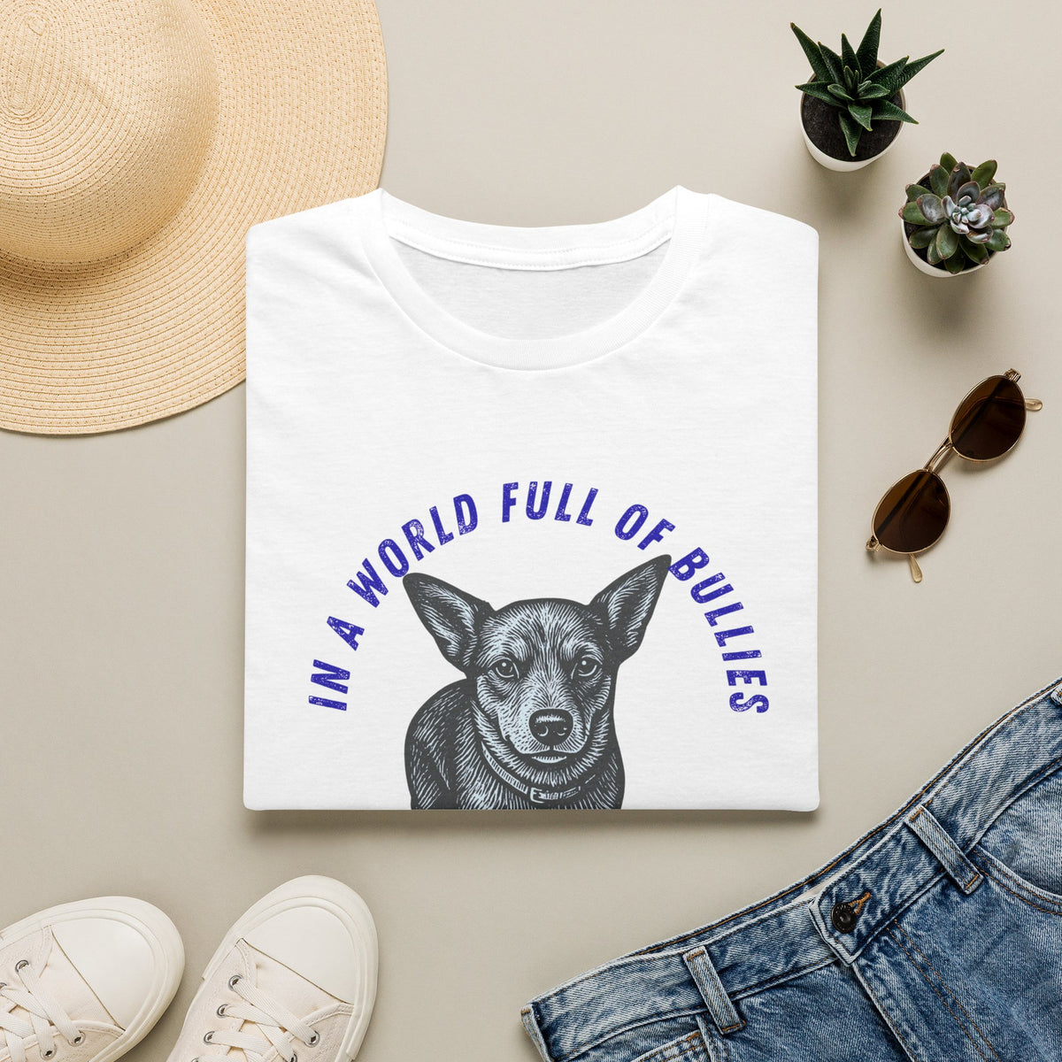 In a World Full of Bullies Be a Heeler T-Shirt | Australian Cattle Dog Shirt