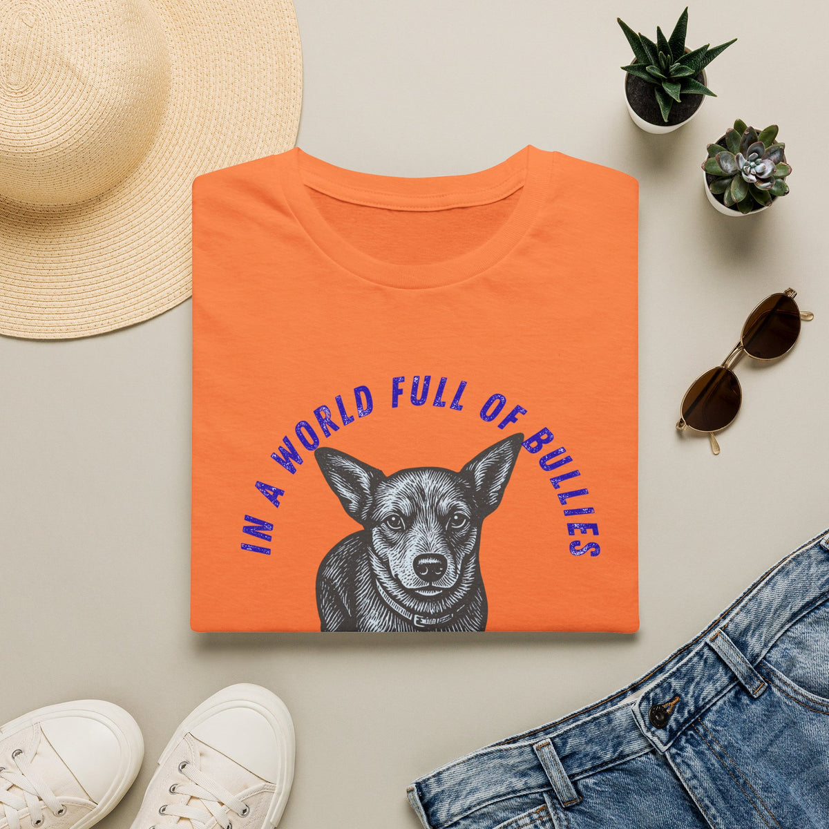 In a World Full of Bullies Be a Heeler T-Shirt | Australian Cattle Dog Shirt