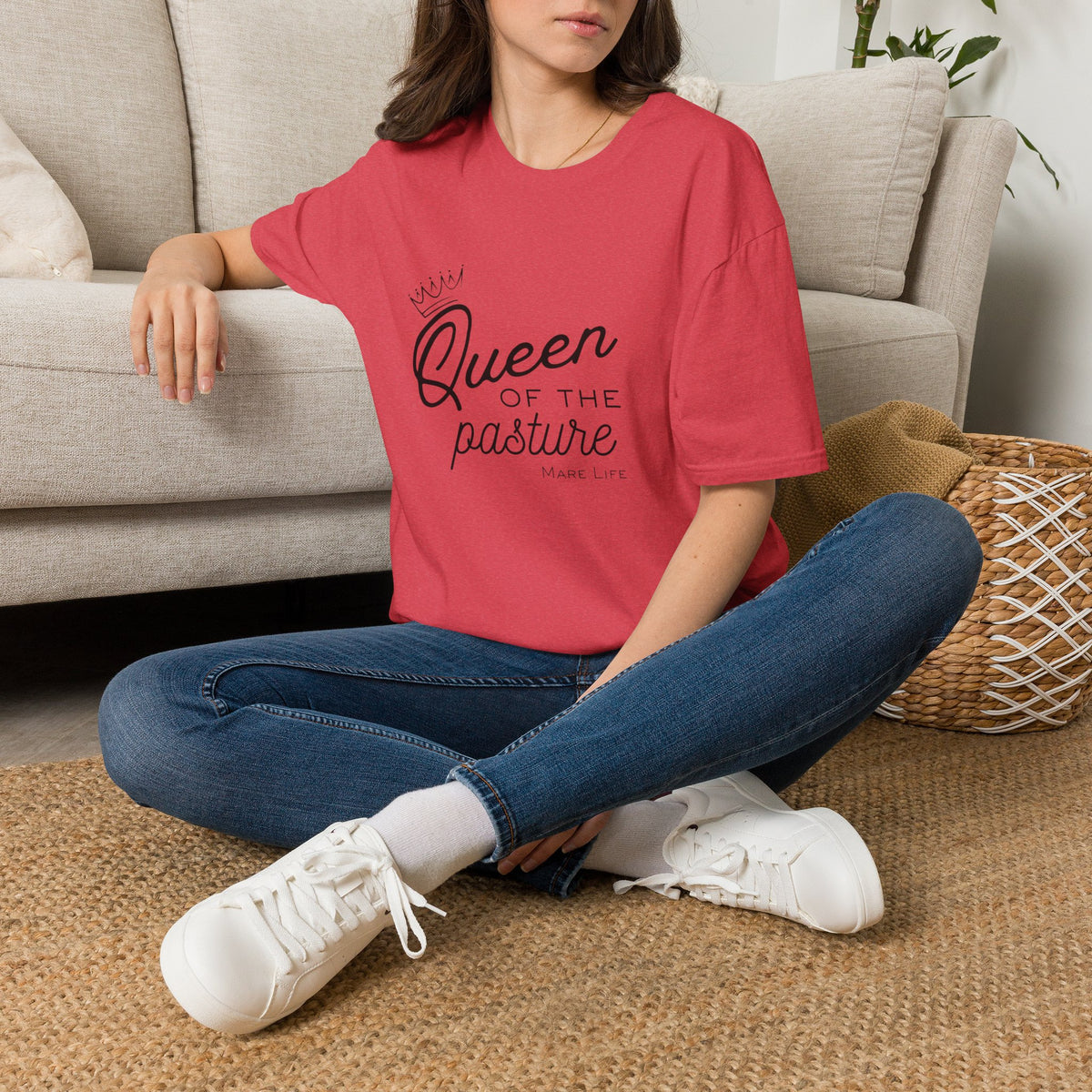 Queen of the Pasture T-Shirt | Mare Life with Crown