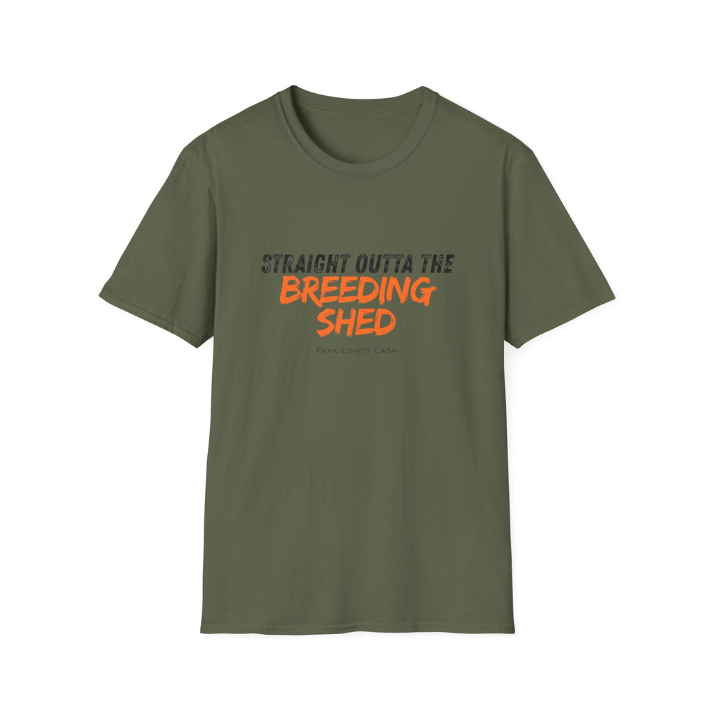Straight Outta the Breeding Shed T-Shirt | Stallion Life