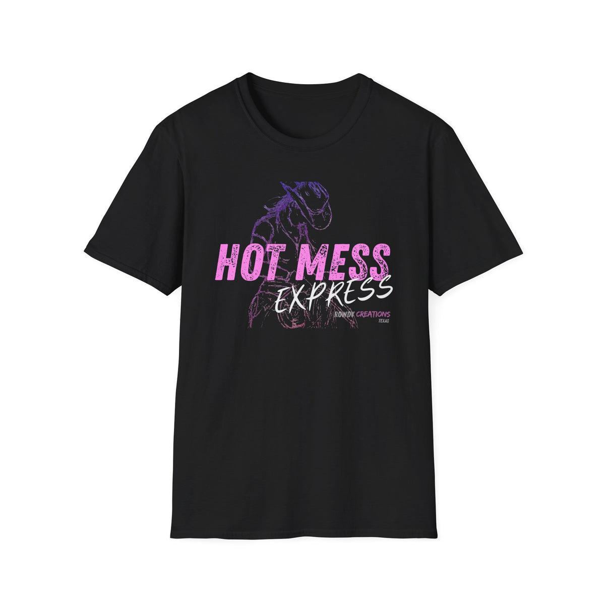 Hot Mess Express T-Shirt — Funny Retro Graphic Tee for Women
