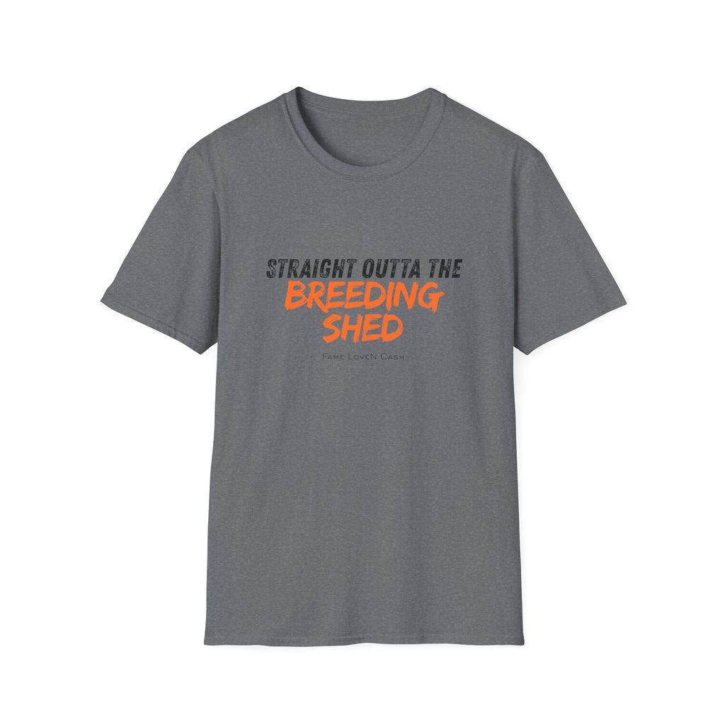 Straight Outta the Breeding Shed T-Shirt | Stallion Life
