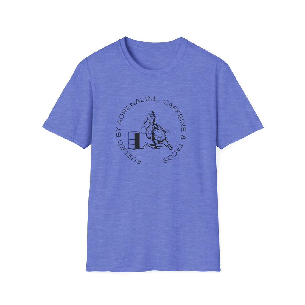 Caffeine & Tacos design T-Shirt | Barrel Racer