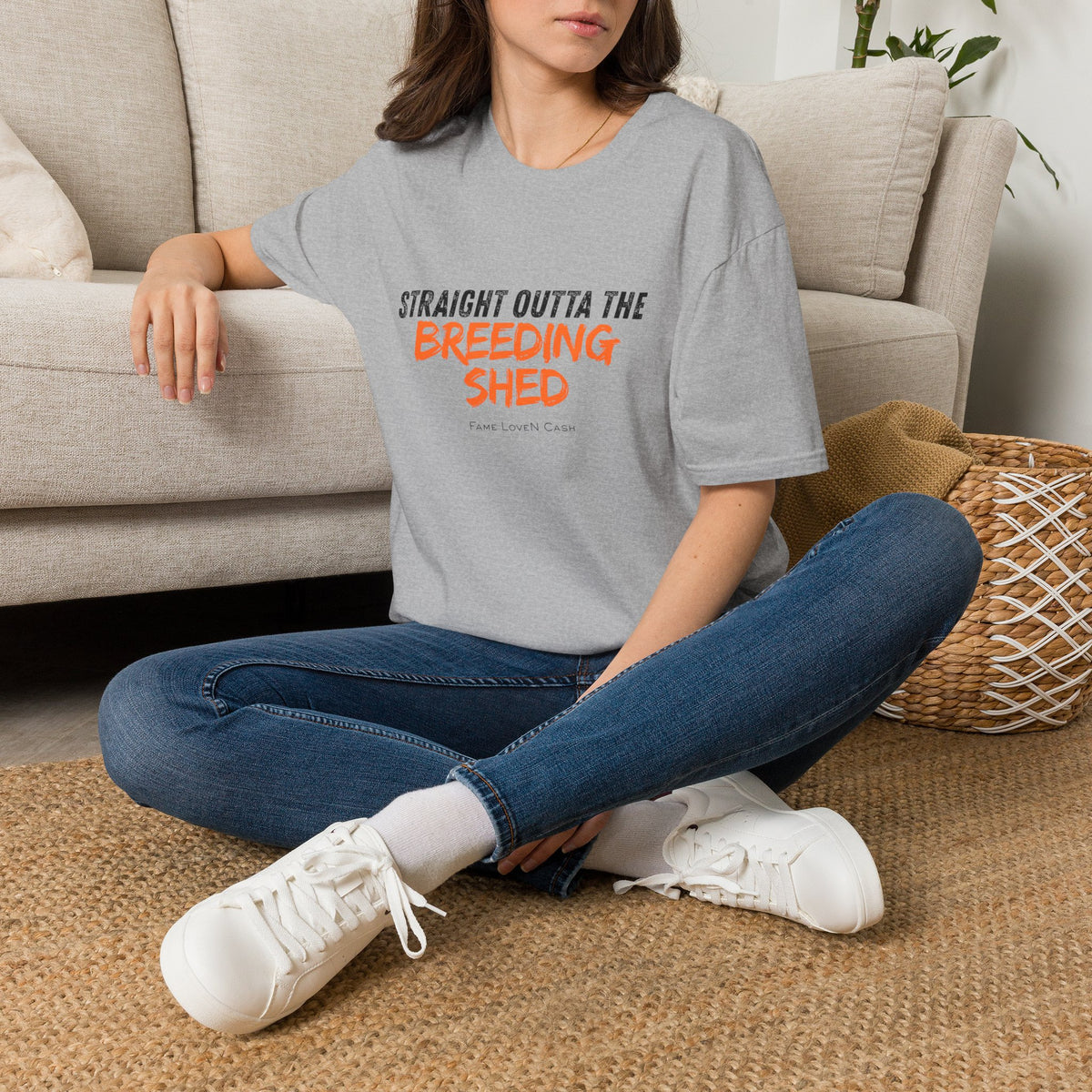 Straight Outta the Breeding Shed T-Shirt | Stallion Life