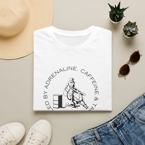 Caffeine & Tacos design T-Shirt | Barrel Racer