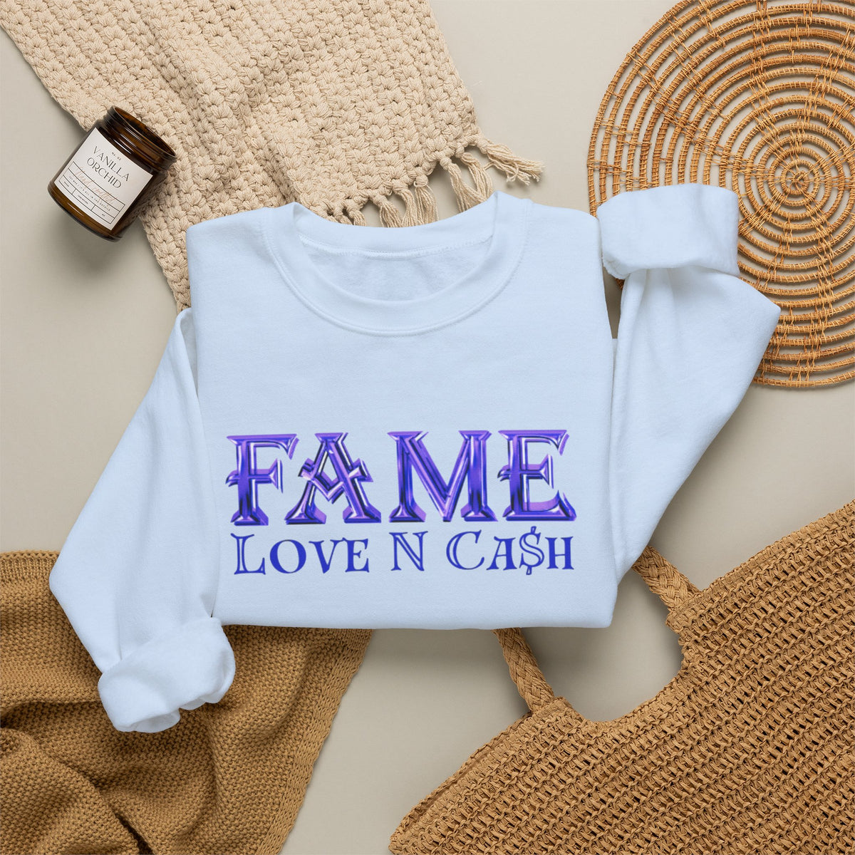 Fame Love N Cash Crewneck Sweatshirt