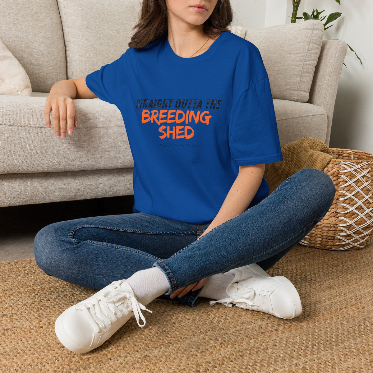 Straight Outta the Breeding Shed T-Shirt | Stallion Life