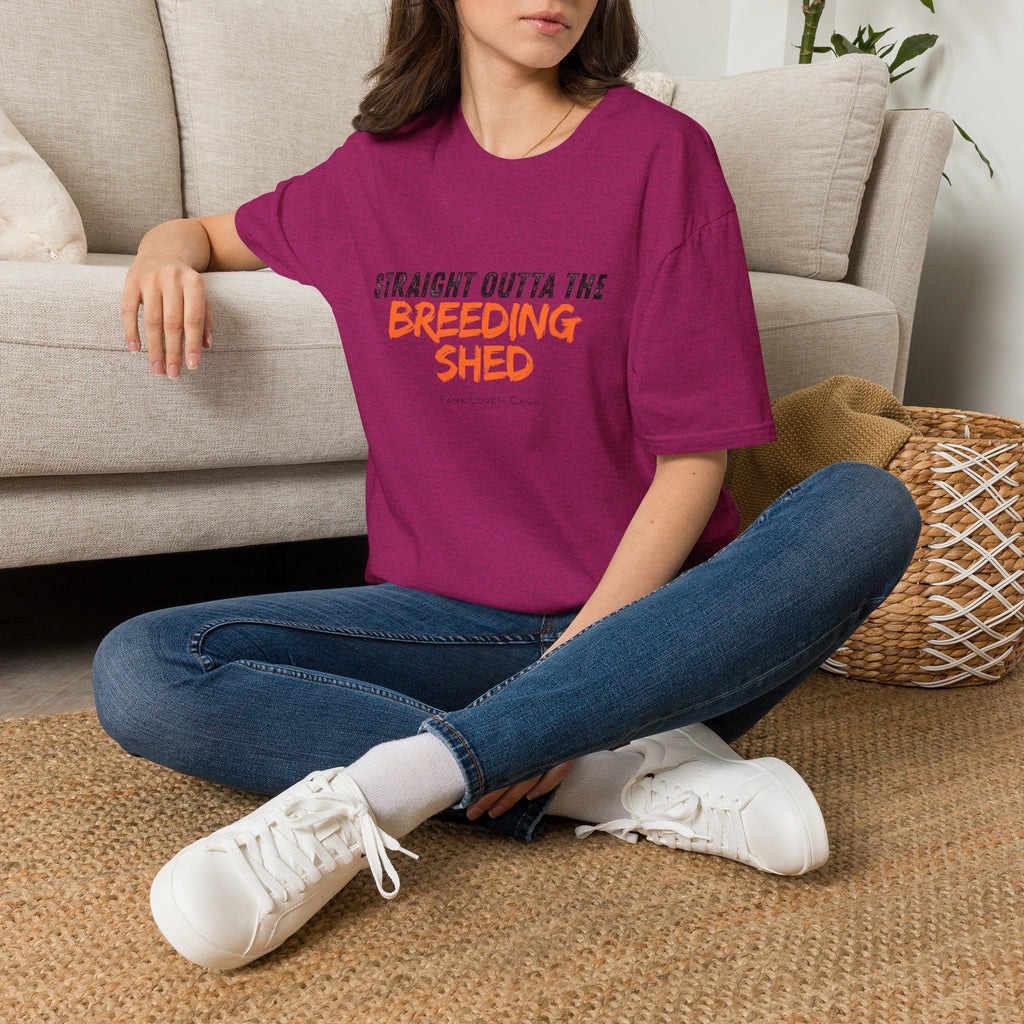 Straight Outta the Breeding Shed T-Shirt | Stallion Life