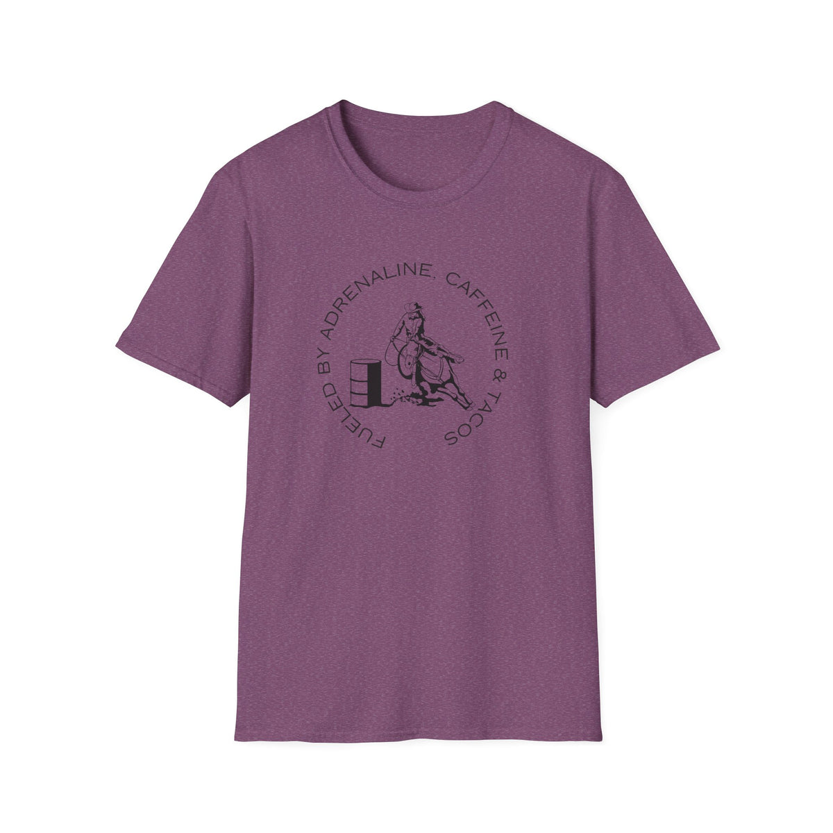 Caffeine & Tacos design T-Shirt | Barrel Racer